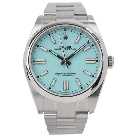 Oyster Perpetual Tiffany Blue Dial 124300 41 mm